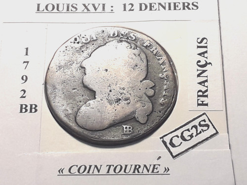 Louis xvi deniers français - xvi,