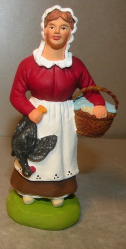New woman with - with, hen,