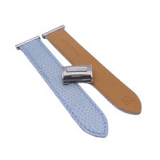 Boucheron bracelet lézard M - Blue lizard strap with buckle