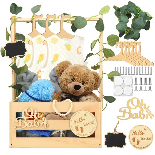 Panier cadeau bois - cadeau, en
