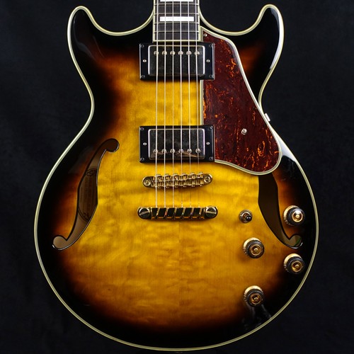 Ibanez am93qm antique - antique, yellow