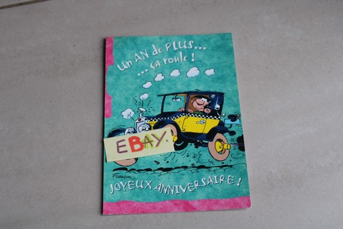 Carte postale gaston lagaffe - carte,
