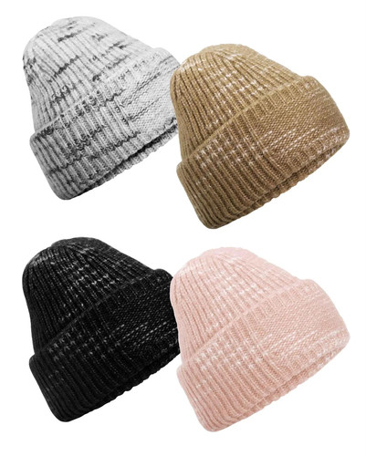 Bonnet beanie tricot - tricot, Épais