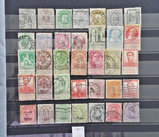 K227 Belgique lot de timbres oblitérés très anciens à étudier Voir photos