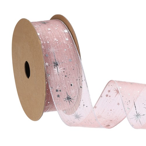 Ruban étoilé organza avec - en,