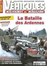 VEHICULES MILITAIRES N°85 FIAT NSU 1100 / TD M10 ET M10A1 / SIDE-CARS BERNARDET