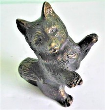 Bronze de vienne Chat assis 19