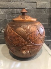 Ancienne boite ronde en bois