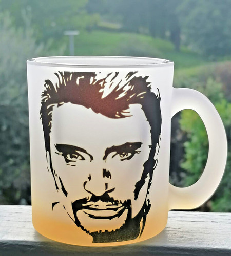 Mug johnny hallyday - johnny,