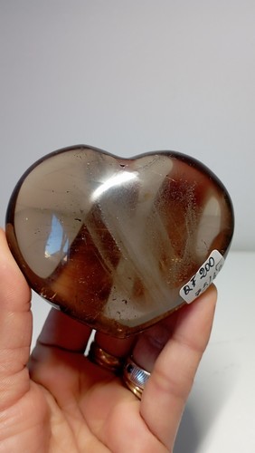 200g coeur quartz fumé - coeur,