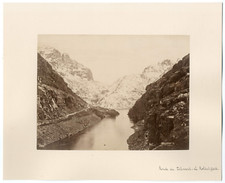 Norway, Route du Télémark vintage albumen print, Norvège Tirage albuminé  14