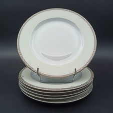 LIMOGES DESHOULIÈRES - 6 ASSIETTES À DESSERT EN PORCELAINE Modèle SCALA lot1