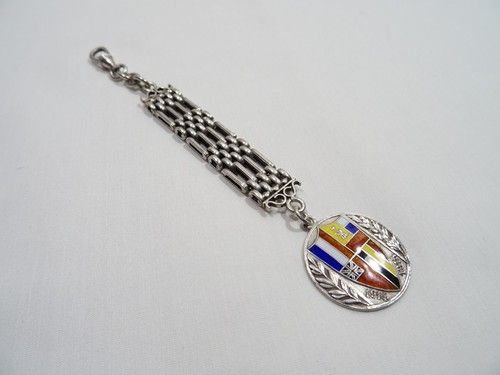 Fob watch chain vest silver - watch,