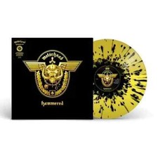 LP  MOTORHEAD "  HAMMERED "  NEUF  SCELLE  YELLOW & BLACK  SPLATTER VINYL   2022