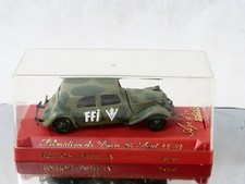 solido n° 7523 Citroën traction FFI militaire édition limitée neuf boite 1/43 
