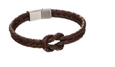 Bracelet cuir marron - en,