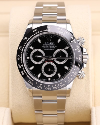 Rolex daytona black dial - black,