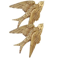 2 Pcs Hirondelle En Résine