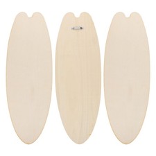  Lot de 3 planches de surf murales inachevées, plaques en bois sur le thème de