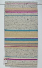N°EK157 Modern Tissés à la Main Tapis de Qualité Kelim Laine Env. 140 X 70 CM