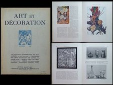 ART ET DECORATION - OCTOBRE 1927 - MATHURIN MEHEUT, JEAN GAUGUIN, FERNAND SIMEON