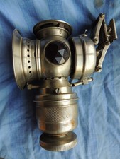 LAMPE LANTERNE ANCIENNE ACETYLENE VELO PRESSLER LUMINATOR