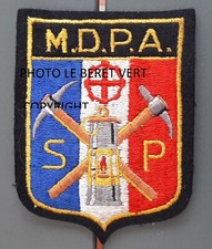 Sapeurs Pompiers Mines de Potasse d'Alsace MDPA Patch ancien ecusson ORIGINAL
