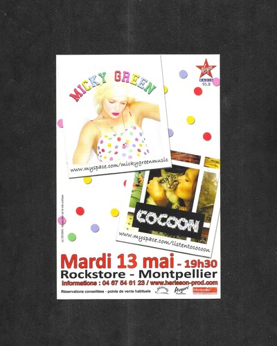 Rare flyer micky green - micky,