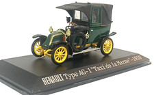 RENAULT  TYPE  AG-1   TAXI  DE  LA MARNE  1910  -  IXO / ALTAYA   -   1/43