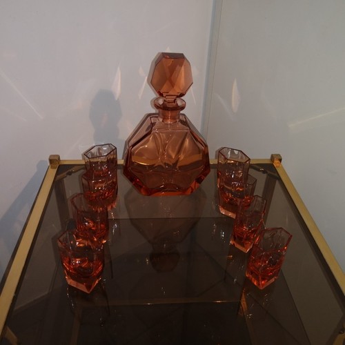 Service liqueur art deco - liqueur,