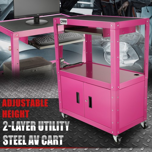 Pink 22"-42" Height Adjustable