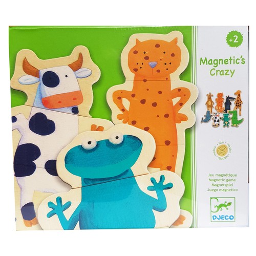 Djeco aimants animaux fous - fous, en