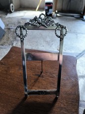 Cadre Photo Métal Argenté Vintage