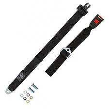 Ceinture De Sécurité À 2 Points Pour Citroën C15 Sangle Ajustable En Noir