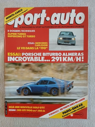 Sport auto 277 1985 - auto, n°277