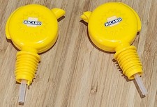  Doseur bec verseur publicitaire RICARD lot de 2 coloris jaune motif le soleil 