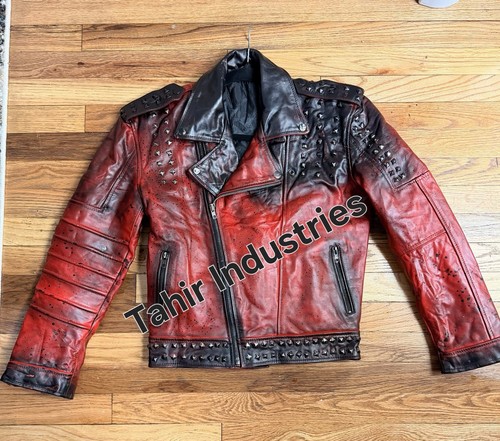 Men custom distressed red - custom, &