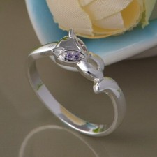 Bague argent "Foxy - Amethyst"