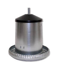 Mangeoire Volaille en Métal, en Option Avec Regendach (7kg - 22kg - 45kg)