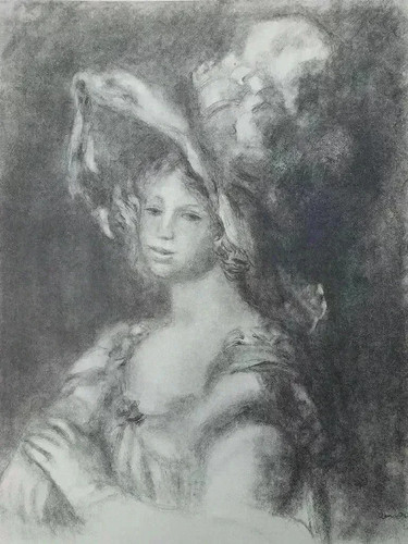 Auguste renoir elégante - :,