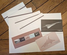 Pochette de correspondance Concorde Air France