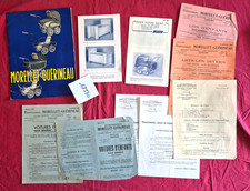 N°18570 / MORELLET GUERINEAU 1953-54 / catalogue voiture et lit d'enfant