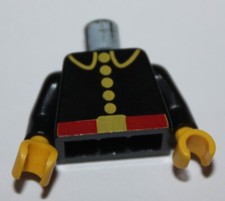 Torse Lego Pompier Torso Fire Uniform ref 973p21c01 set 6366 4025 6383 6385 6358