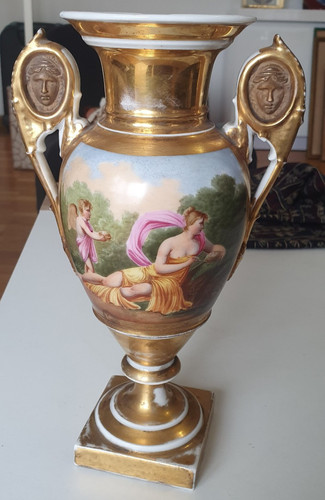 Vase médicis porcelaine - en,