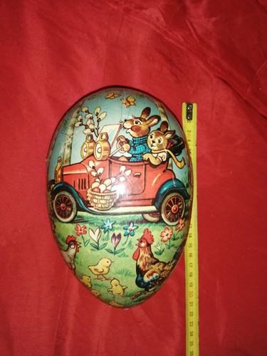 Ancien œuf pâques en - Œuf,