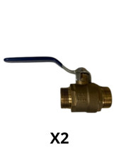 LOT DE 2 VANNES EUROBASIC