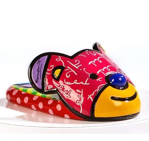 Romero britto bear slipper - romero,