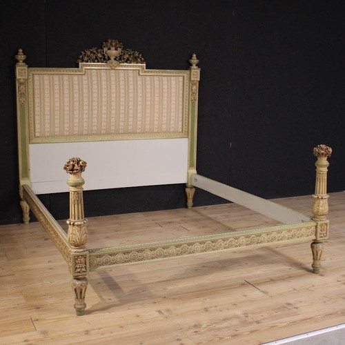 Lit double italien meuble - , en
