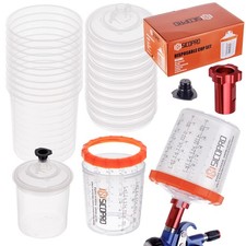 Kit de gobelets pour réservoir de pistolet à peinture Adaptateur système PPS 