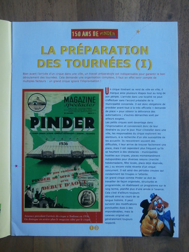 Univers cirque pinder - l'univers,